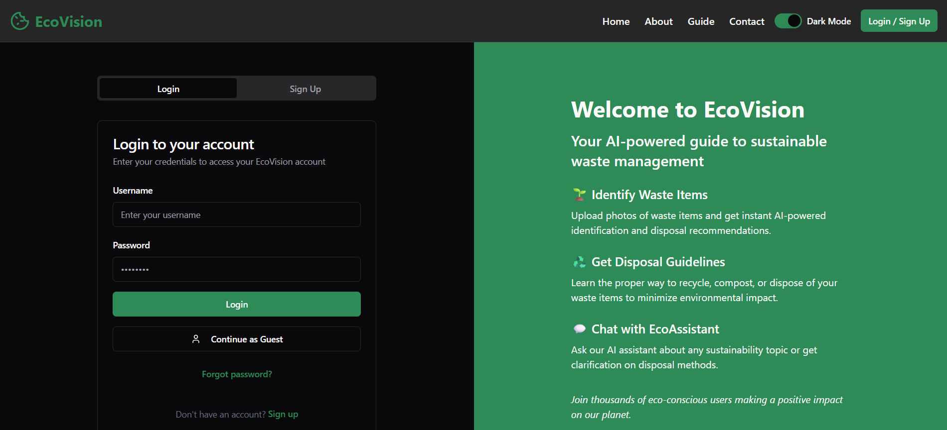 EcoVision Project